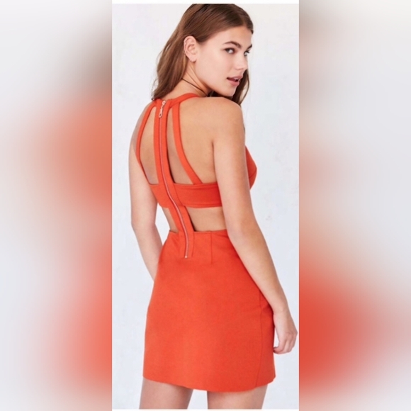 silence + noise Dresses & Skirts - Urban Outfitters Silence + Noise Meeko Dress | Orange | Size L